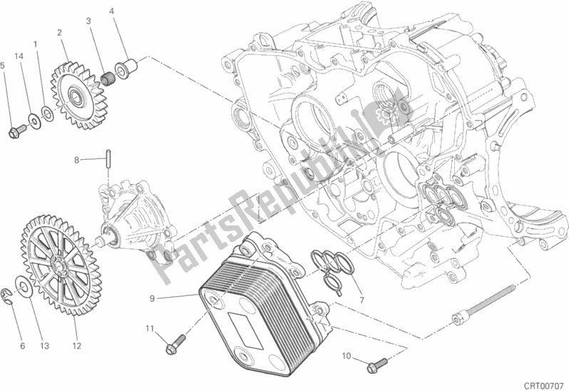 Toutes les pièces pour le Pompa Acqua du Ducati Superbike 959 Panigale ABS 2016